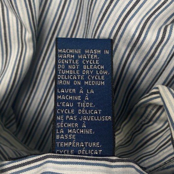 Arnold Palmer Shirt Mens Large Short Sleeve Stripe Button Down Collar Casual - Picture 11 of 12